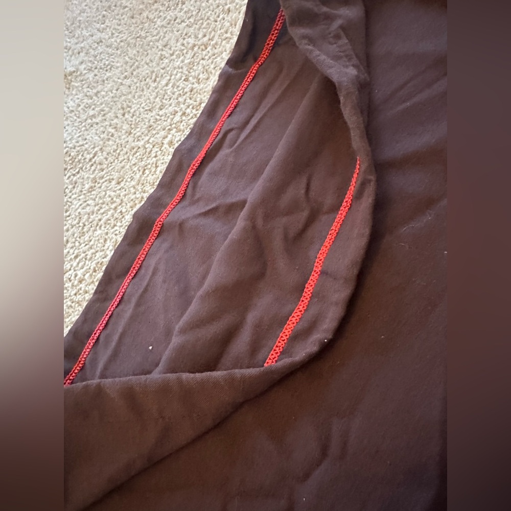 Coach brown dust bag red stitching - Picture 4 of 10